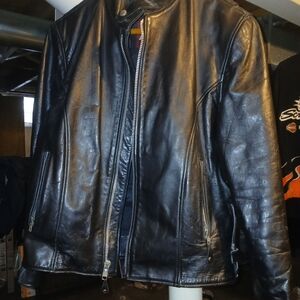 Wilsons Leather Black Performance Jacket